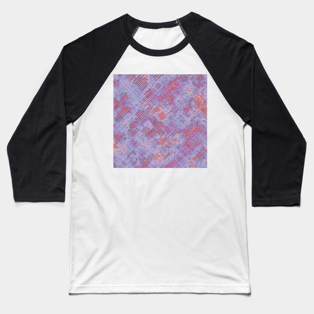 Old Paint II (Abstract Textured Appearance) Baseball T-Shirt by lyle58